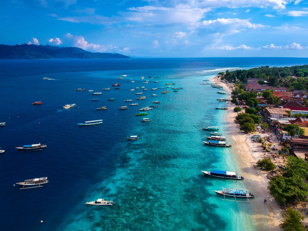 Gili Air from above